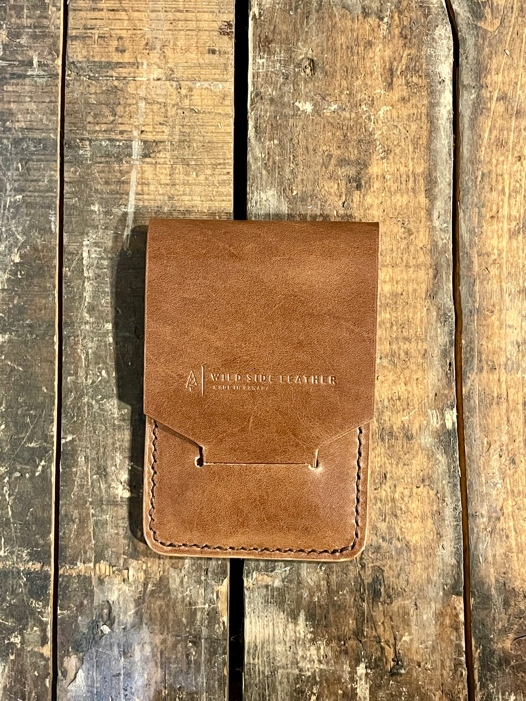 The Stash Wallet (Glazed Brown)