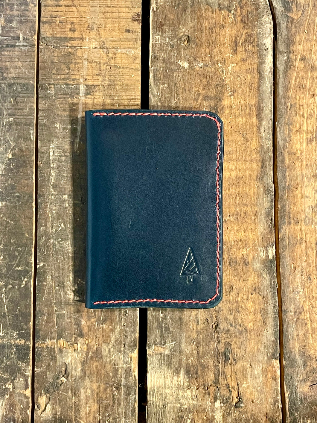 The Voyager Wallet (Italian Navy & Red) Scratch & Dent Discounted