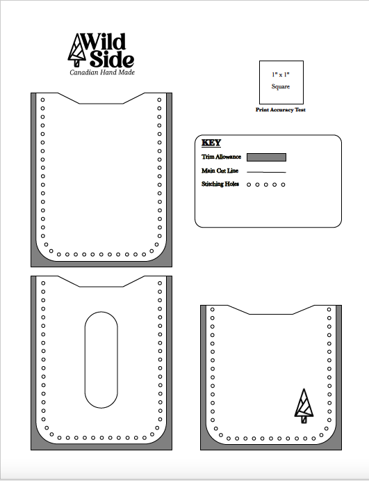 Hunter Cardholder Template Free Download